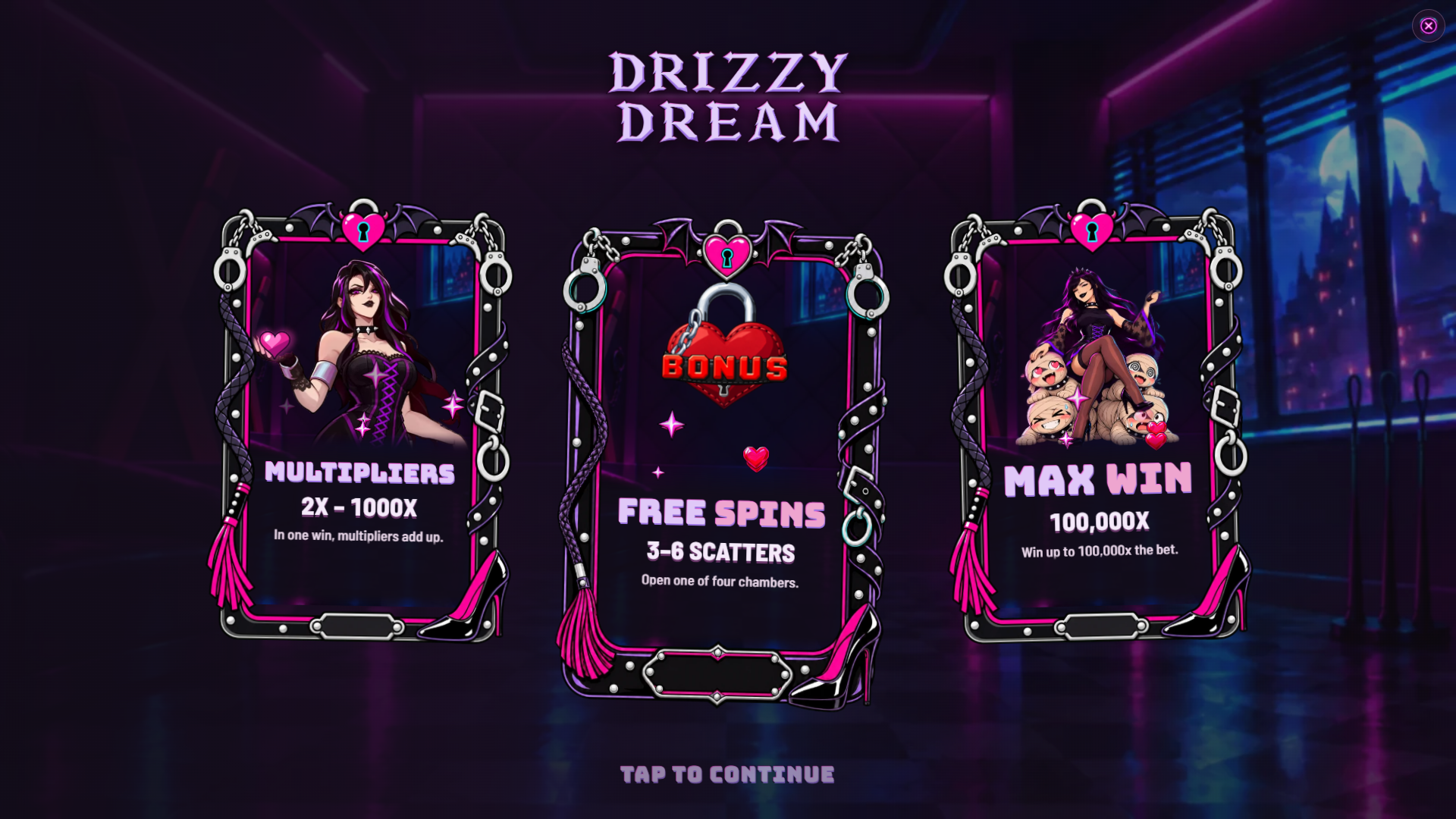 Drizzy Dream slot intro screen