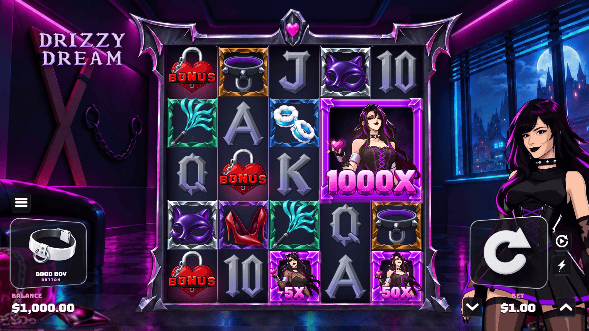 Drizzy Dream slot gameplay reels