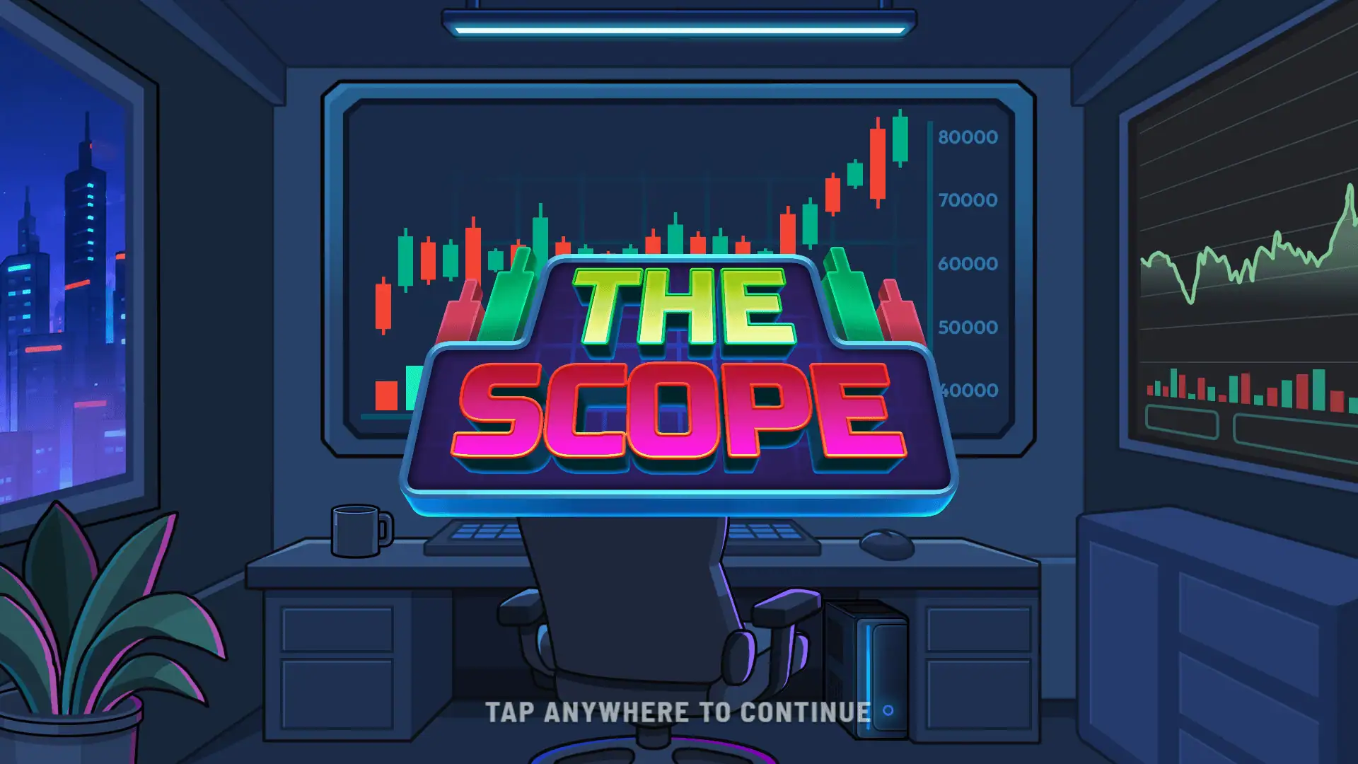 The Scope slot intro screen