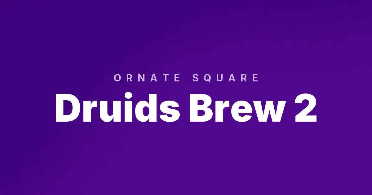 Druids Brew 2 slot cover image