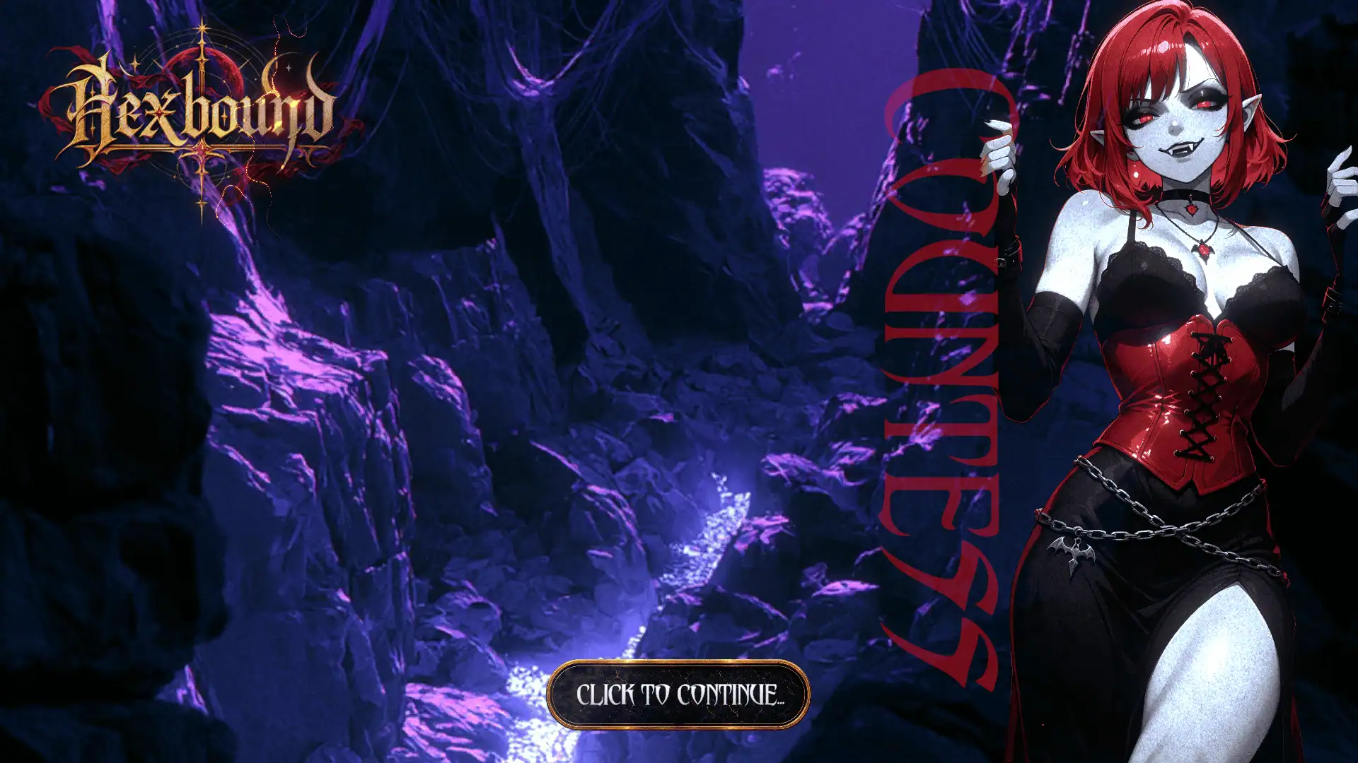 Hexbound slot intro screen