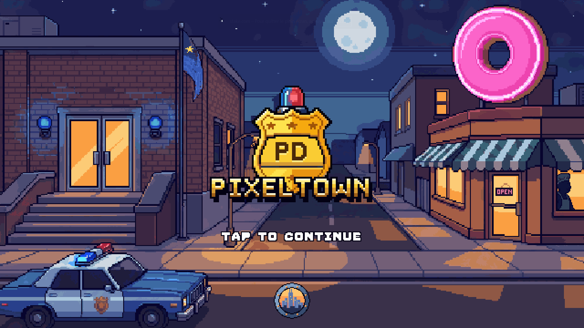 Police Department slot intro screen