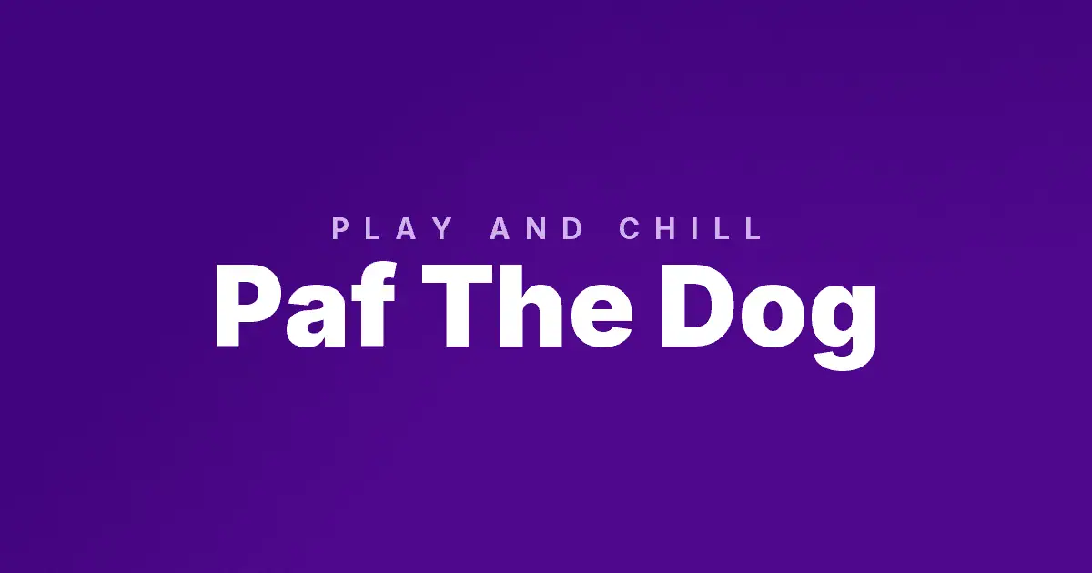Paf The Dog slot cover image