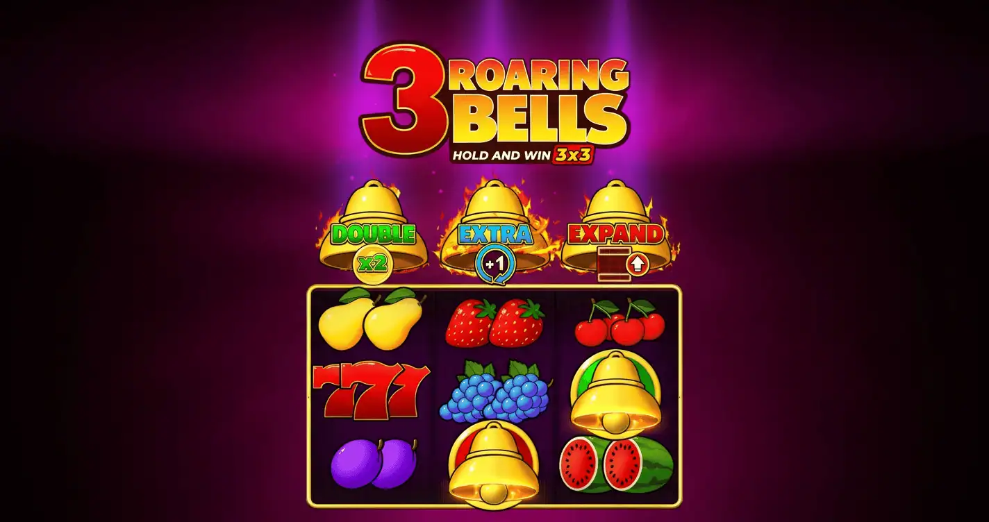 3 Roaring Bells Slot Demo by Playson slot cover image
