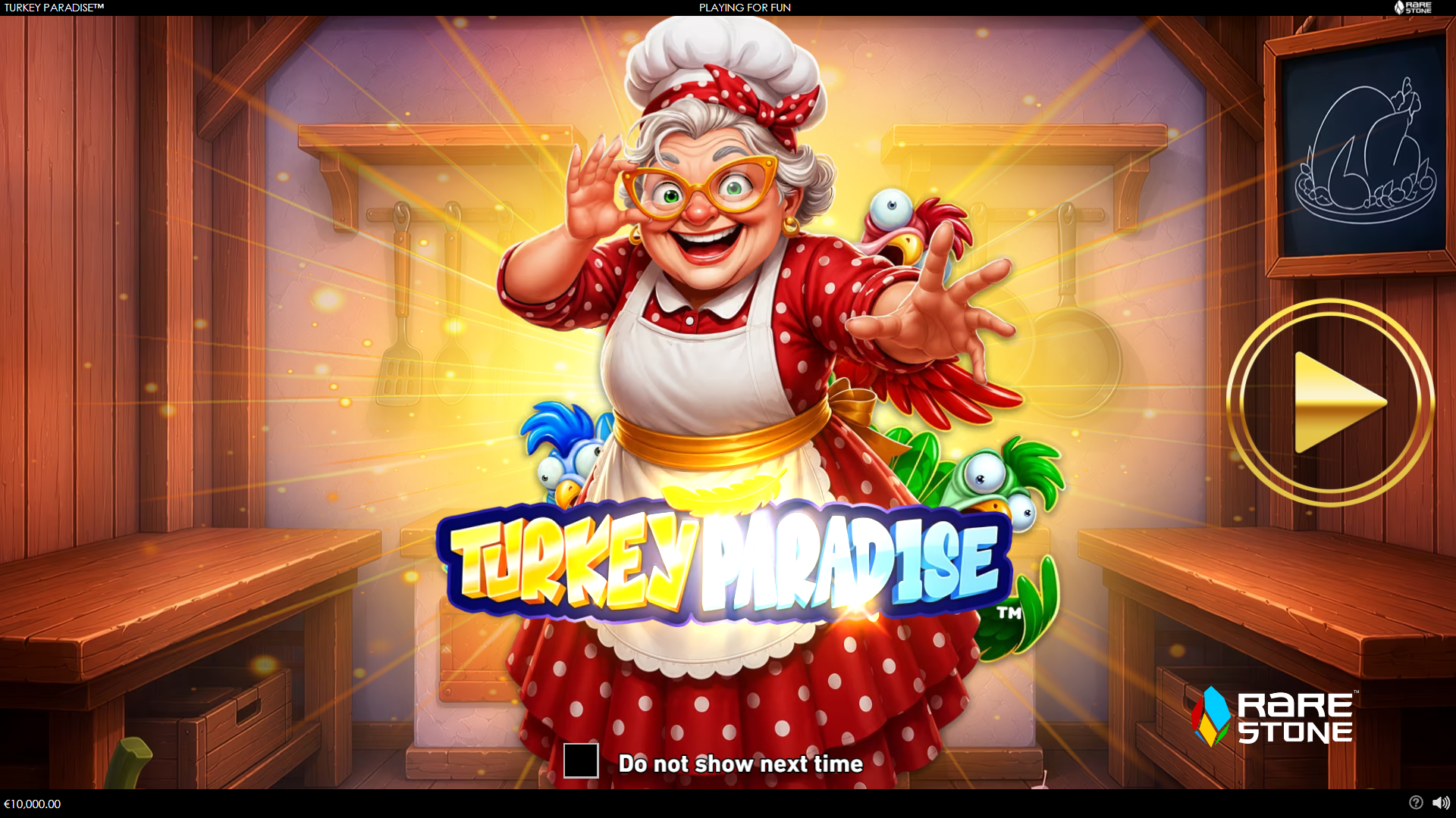 Turkey Paradise slot intro screen