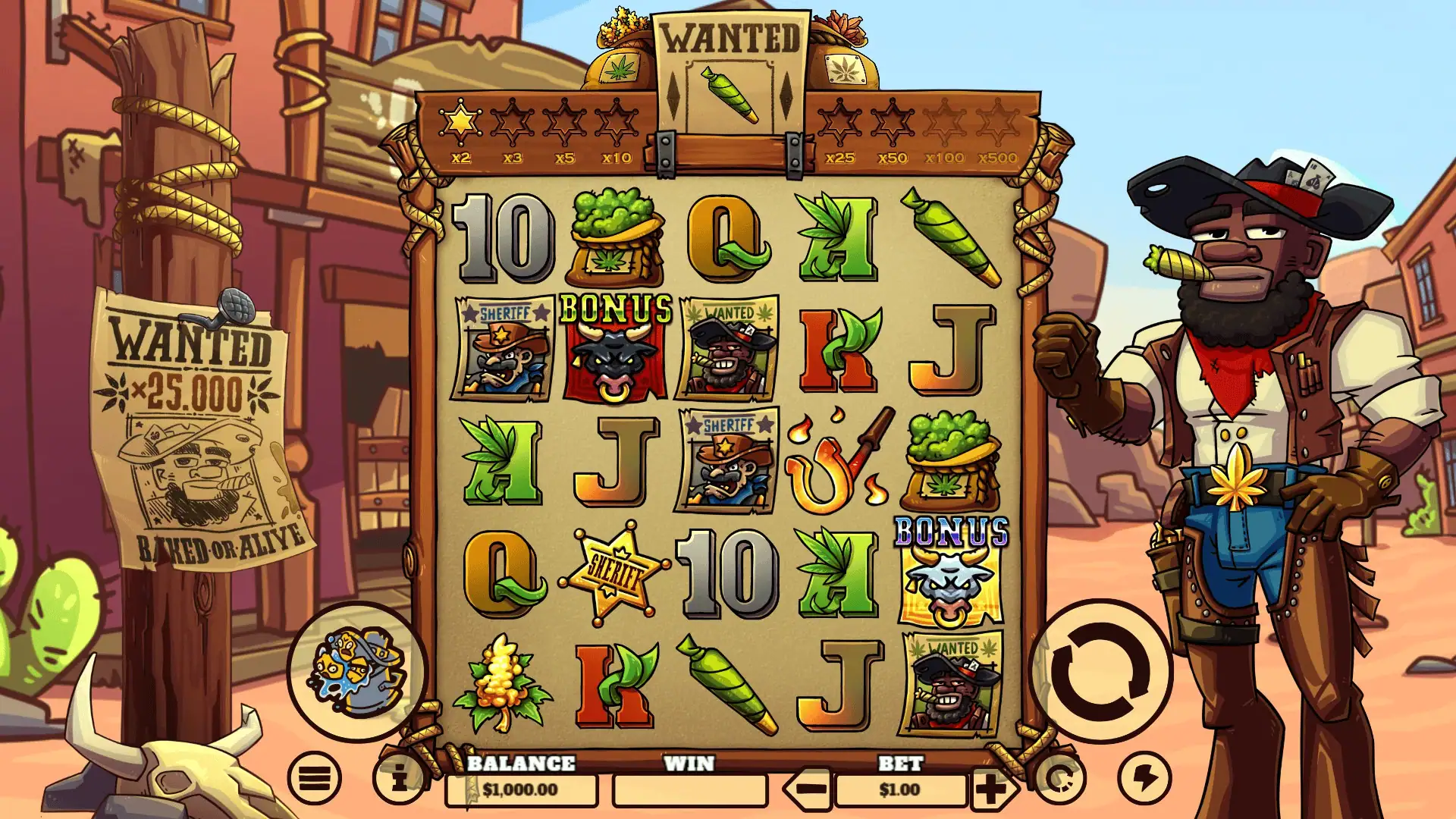 Baked or Alive slot gameplay reels