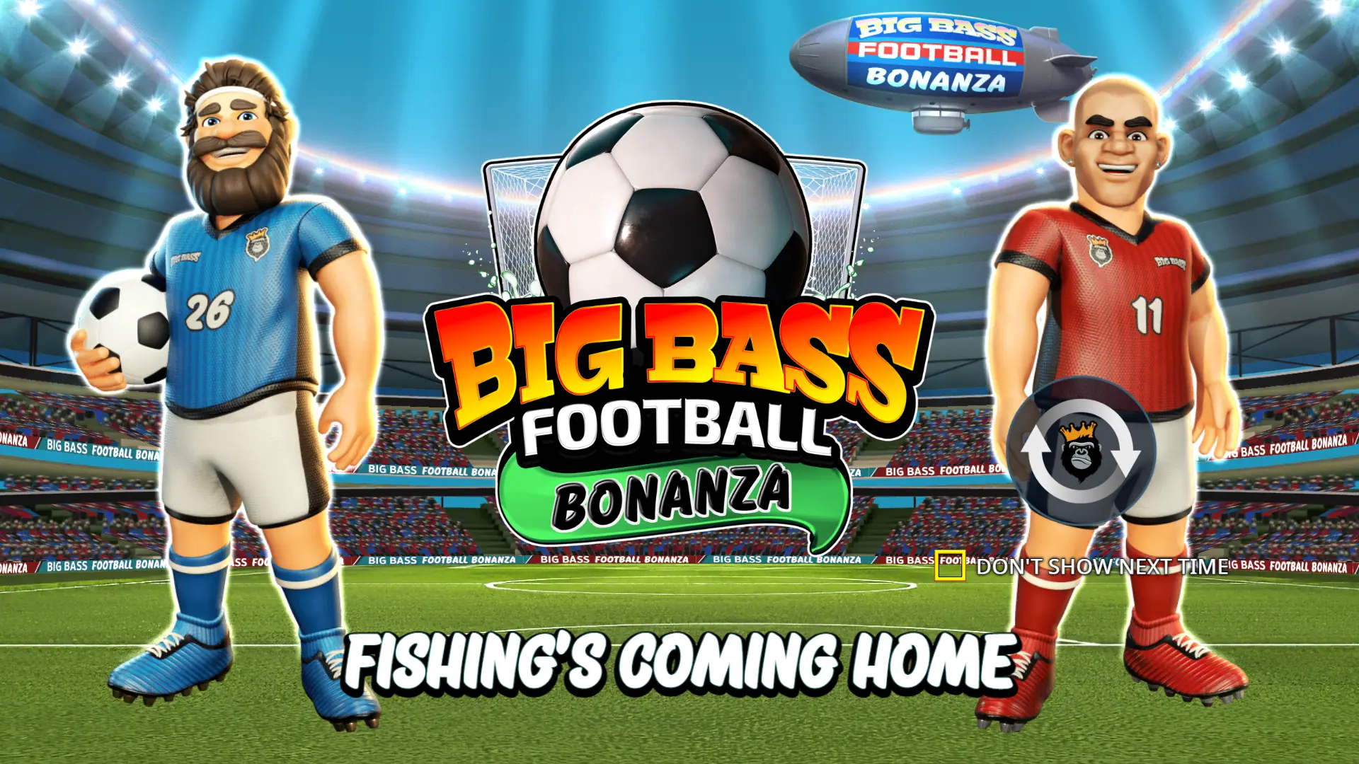 Big Bass Football Bonanza slot intro screen