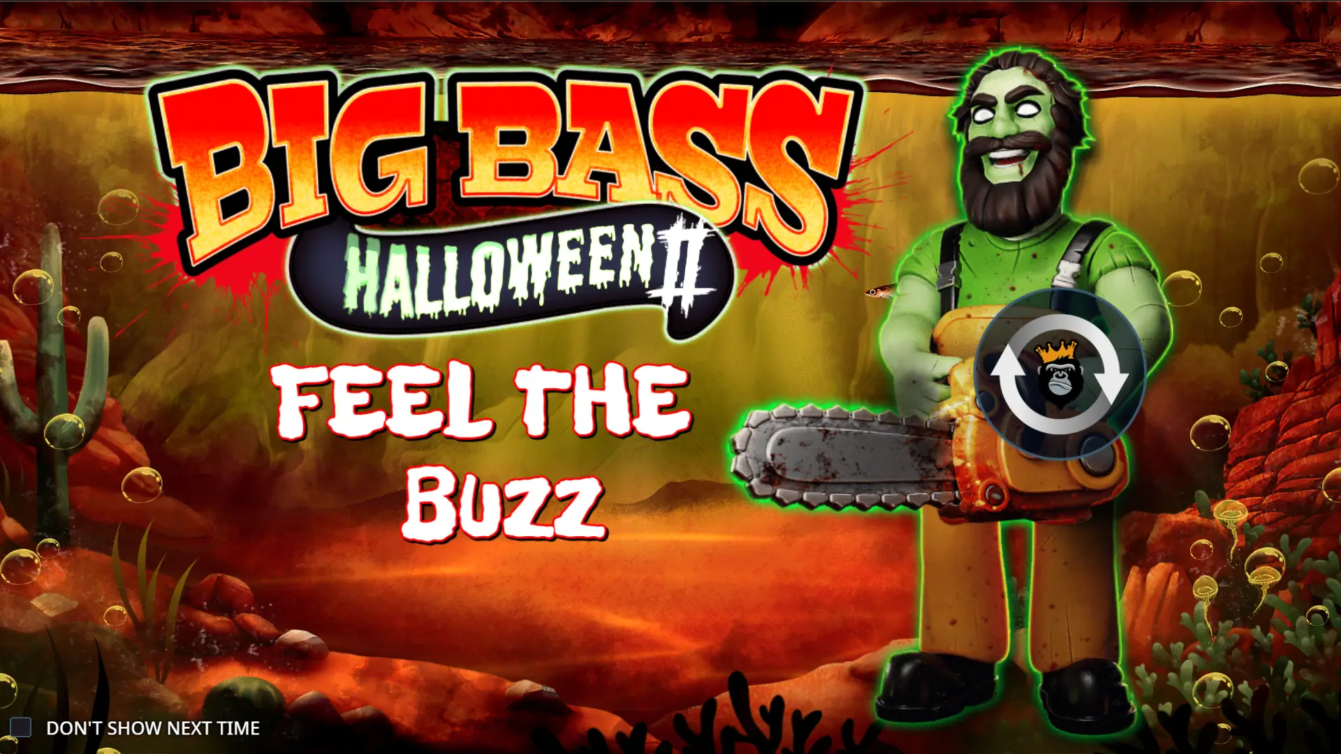 Big Bass Halloween II slot intro screen