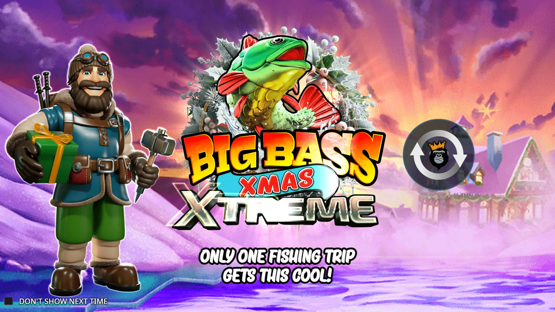 Big Bass Xmas Xtreme slot intro screen