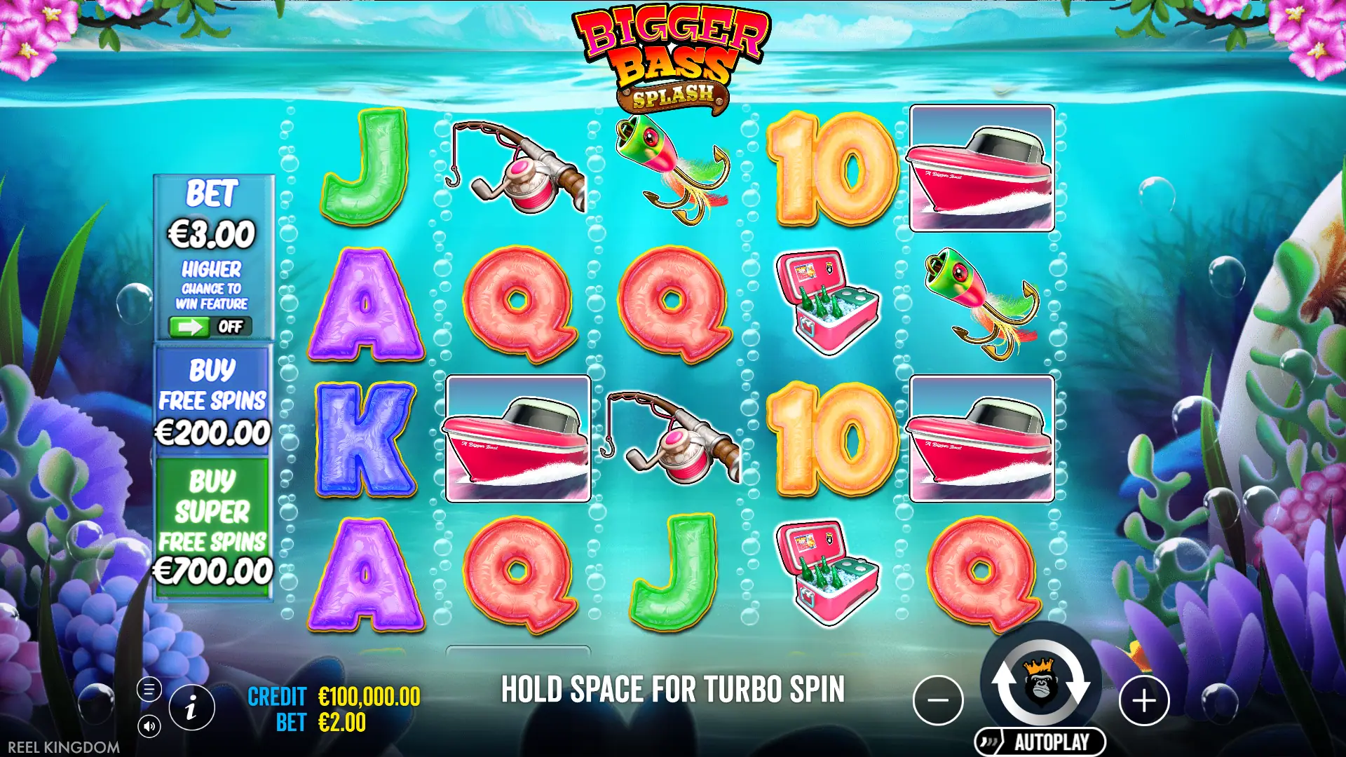 Bigger Bass Splash slot gameplay reels