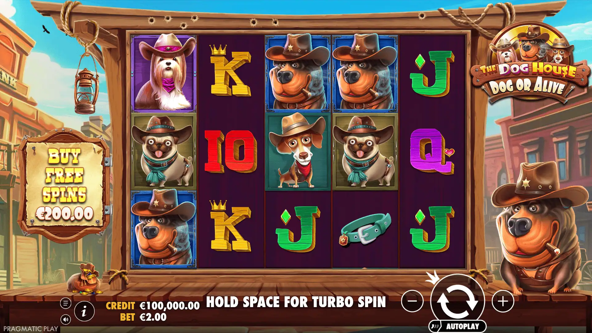 The Dog House Dog or Alive slot gameplay reels