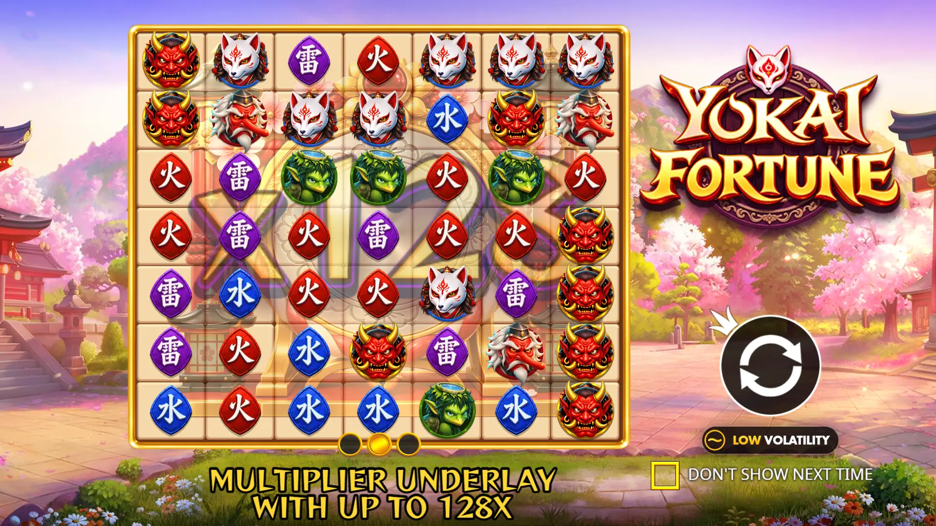 Yokai Fortune slot intro screen