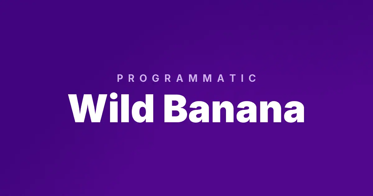 Wild Banana slot cover image