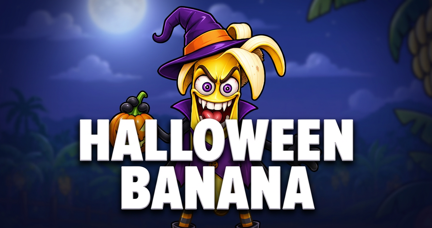 Halloween Banana Slot Demo by Programmatic Play slot cover image