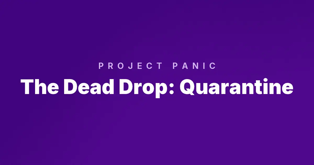 The Dead Drop: Quarantine slot cover image