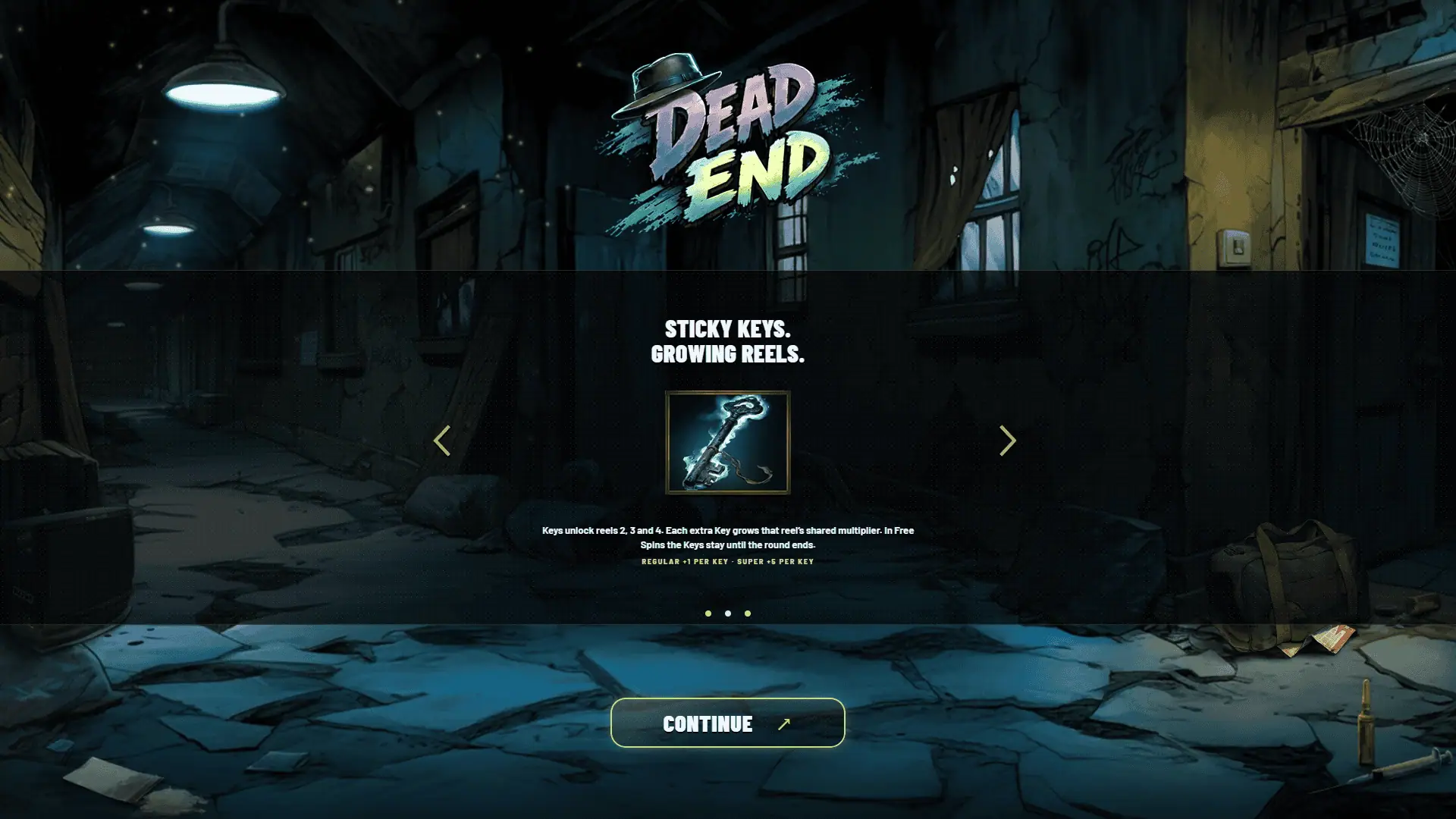 Dead End slot intro screen