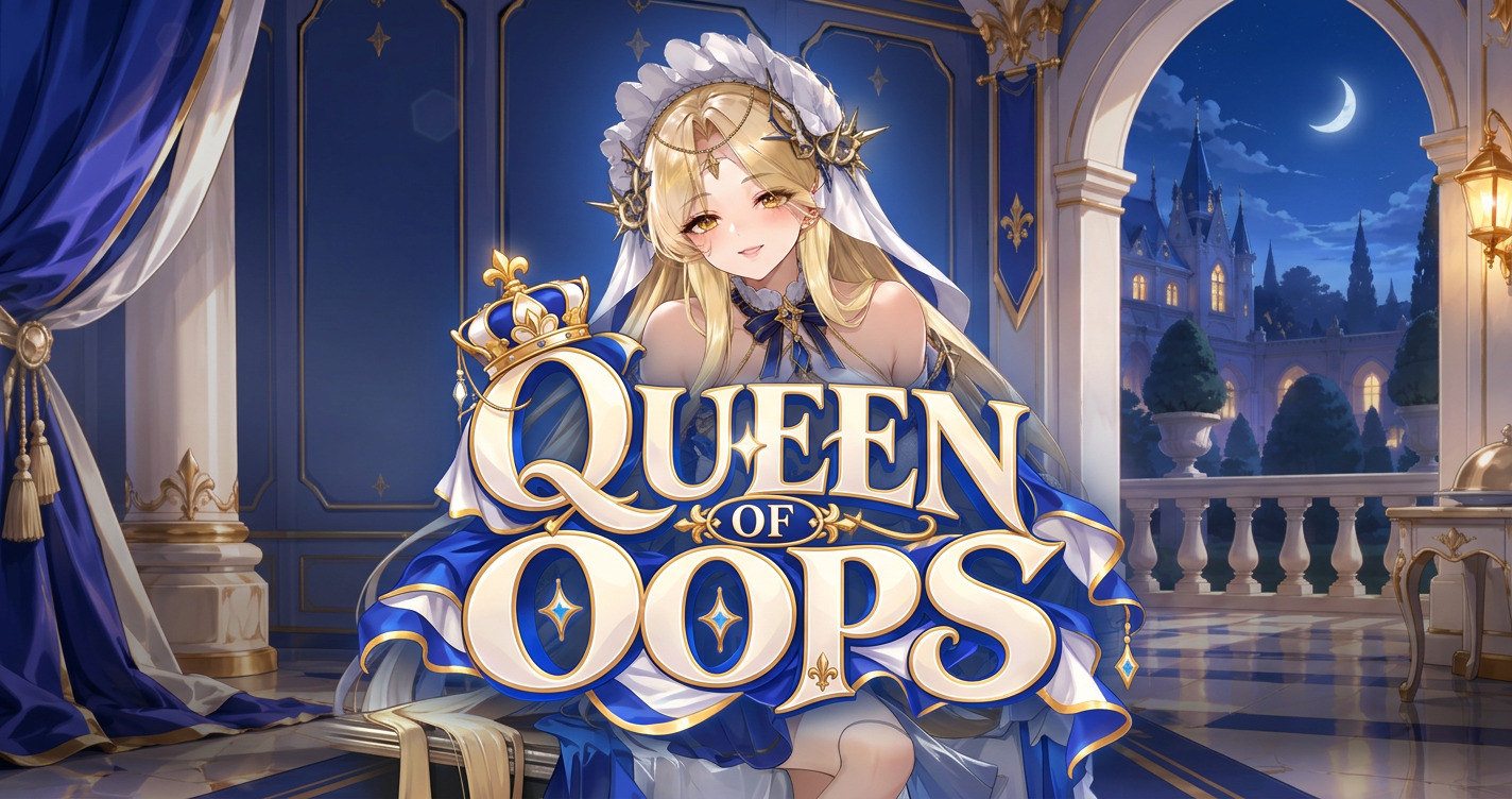 Queen of Oops Slot Demo by Pupool Play slot cover image