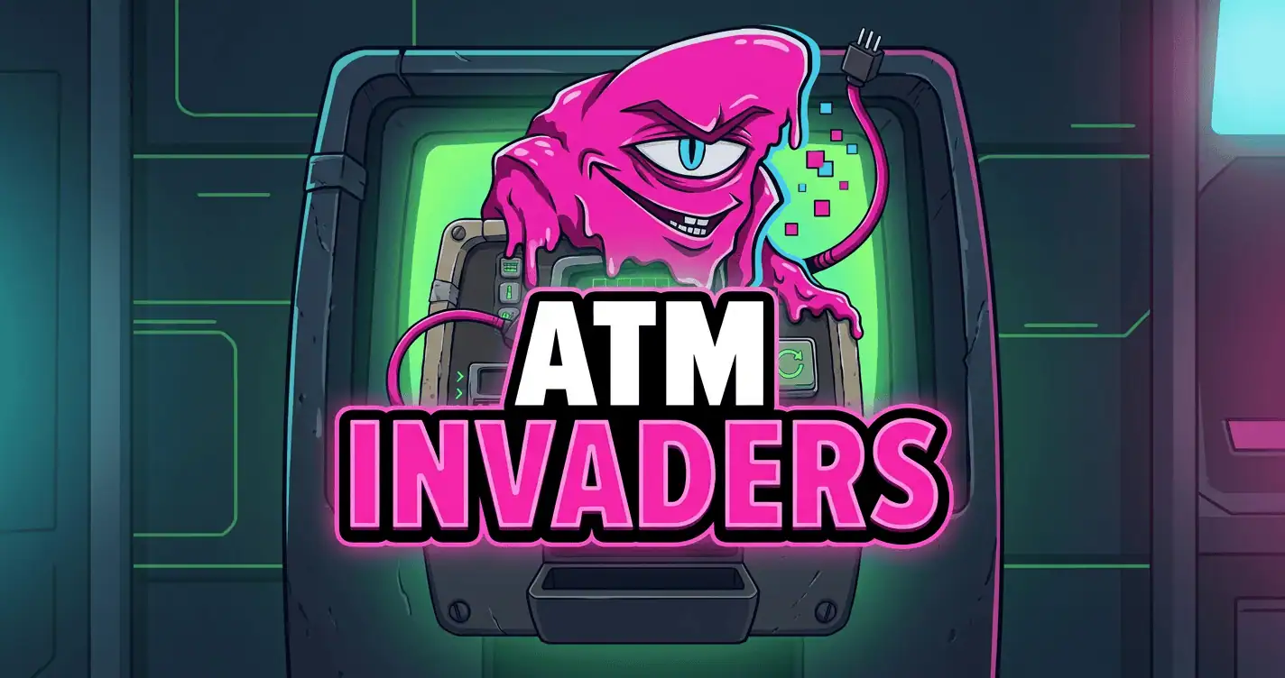 ATM Invaders Slot Demo by Quakegames slot cover image