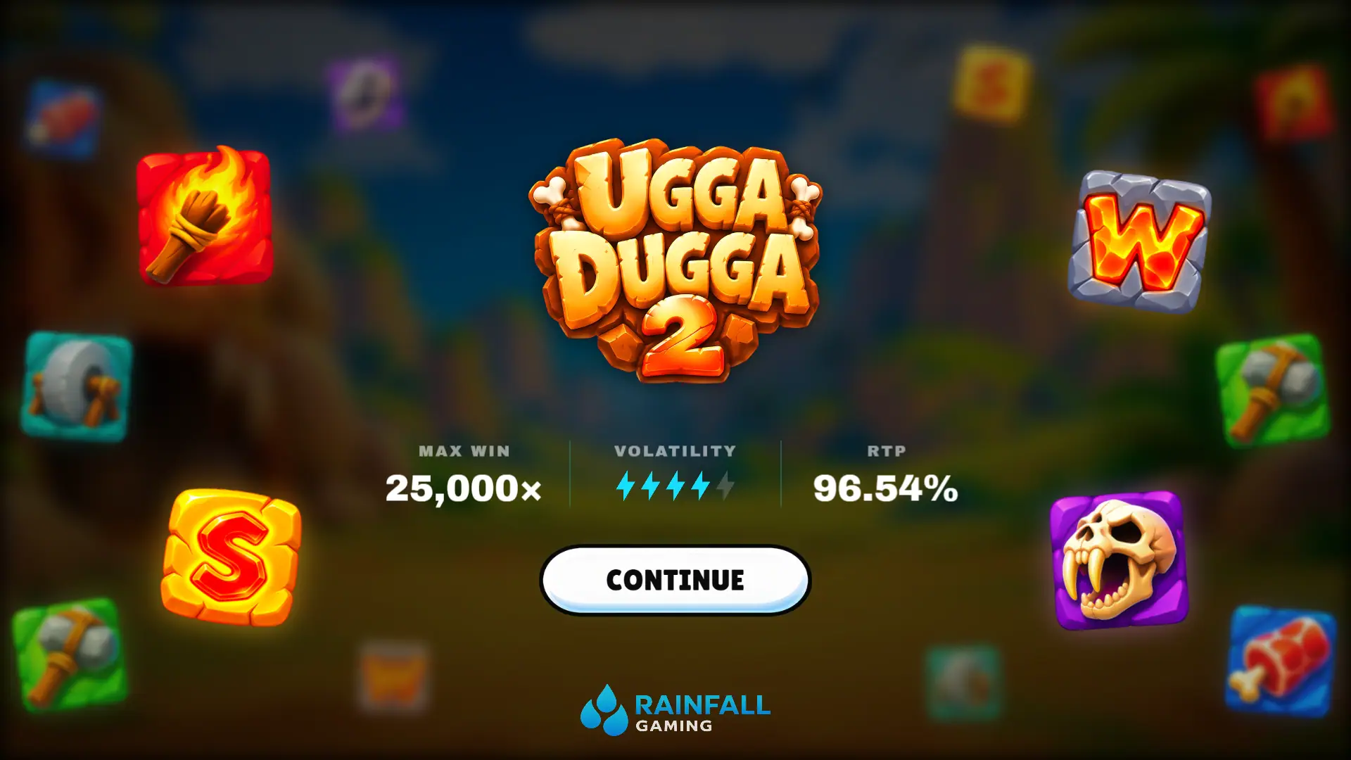 Ugga Dugga 2 slot intro screen