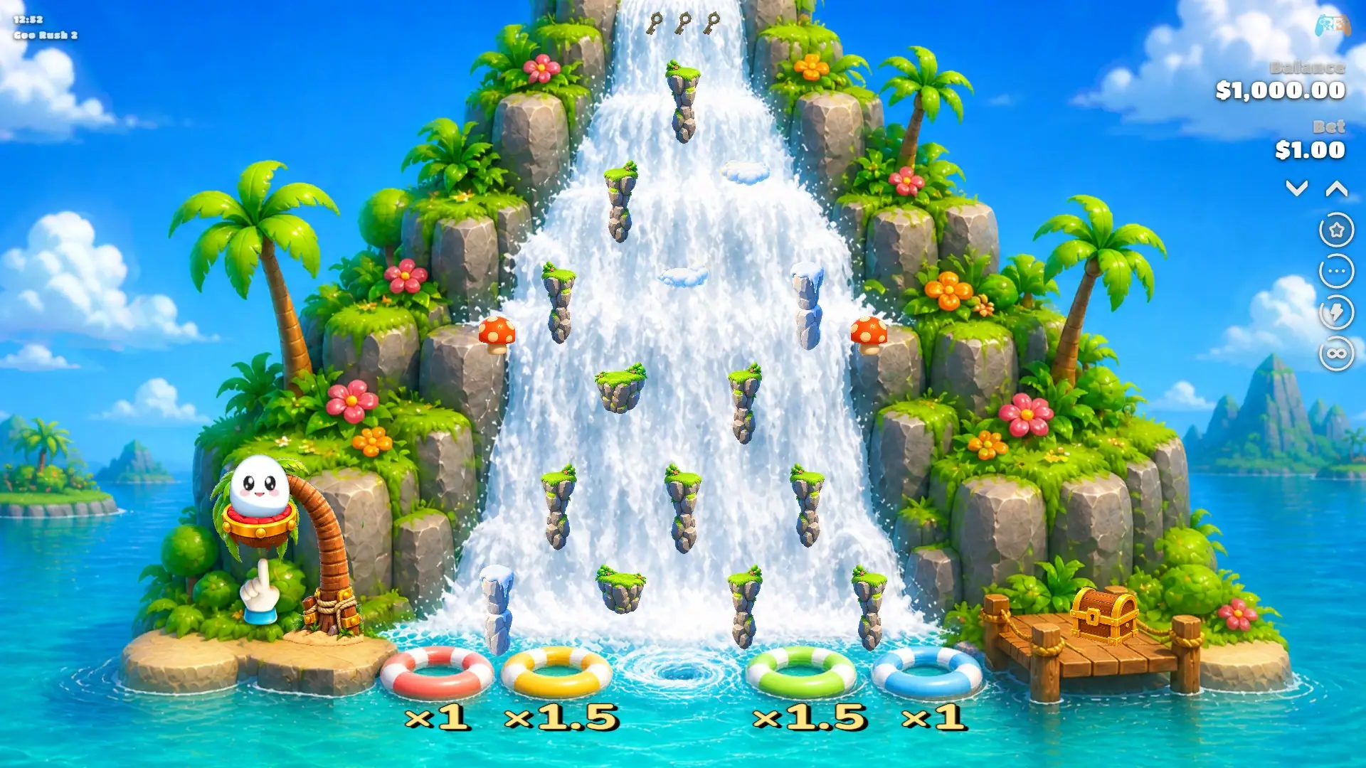 Goo Rush 2 slot gameplay reels