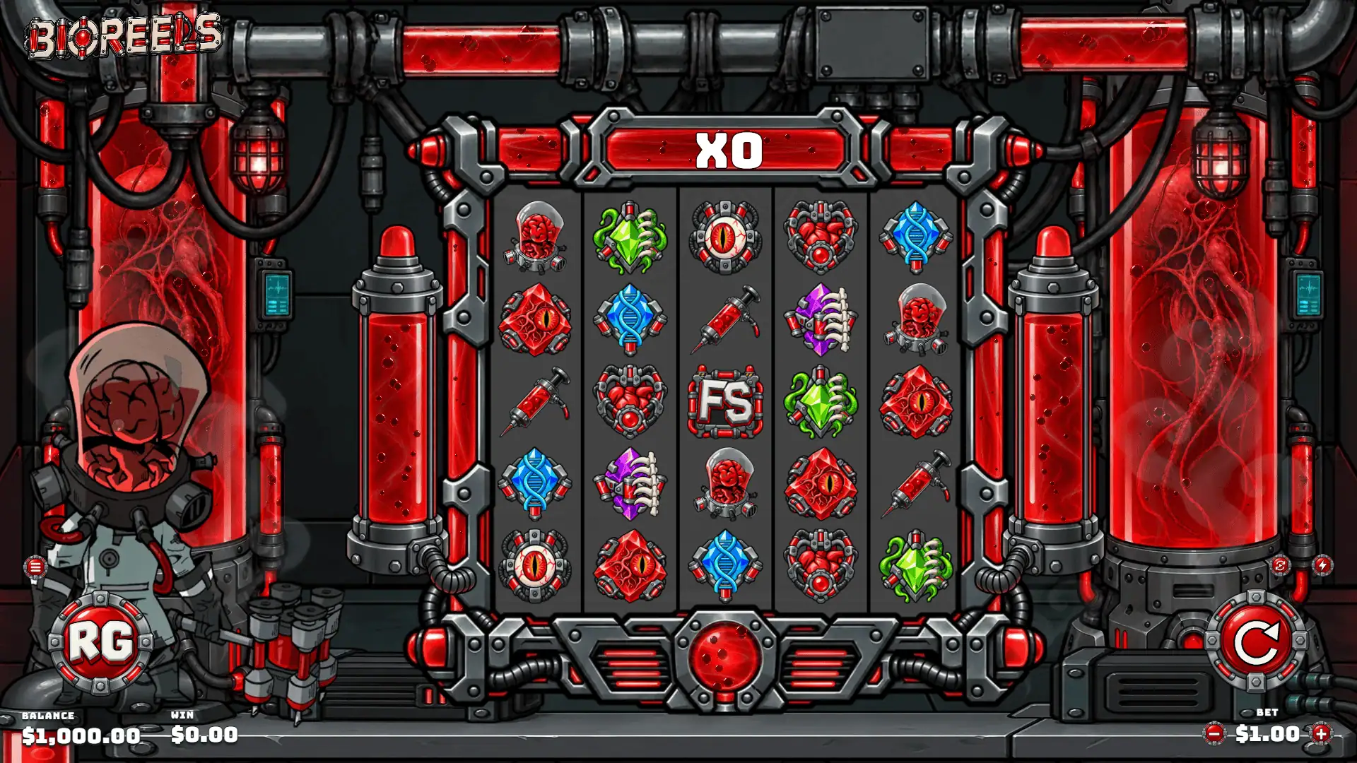 Bioreels slot gameplay reels
