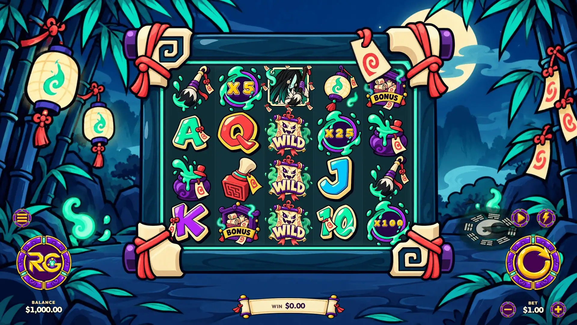 Bixian 100K slot gameplay reels