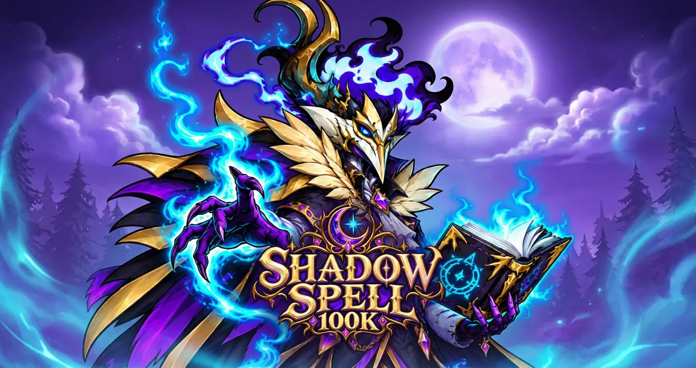Shadow Spell 100K Slot Demo by Reactor Games slot cover image