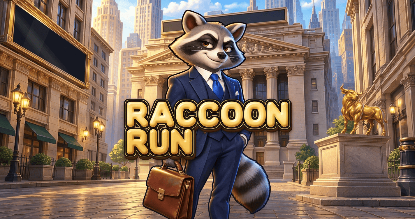 Raccoon Run Slot Demo by Reckoner Studios slot cover image