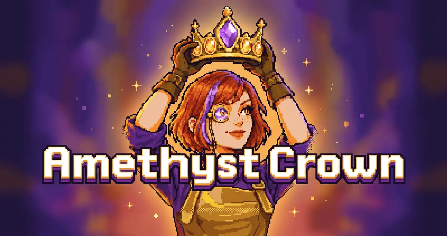 Amethyst Crown Slot Demo by Redage slot cover image