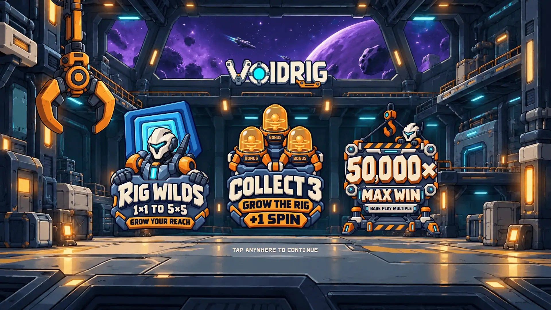 Voidrig Feature Buy slot intro screen