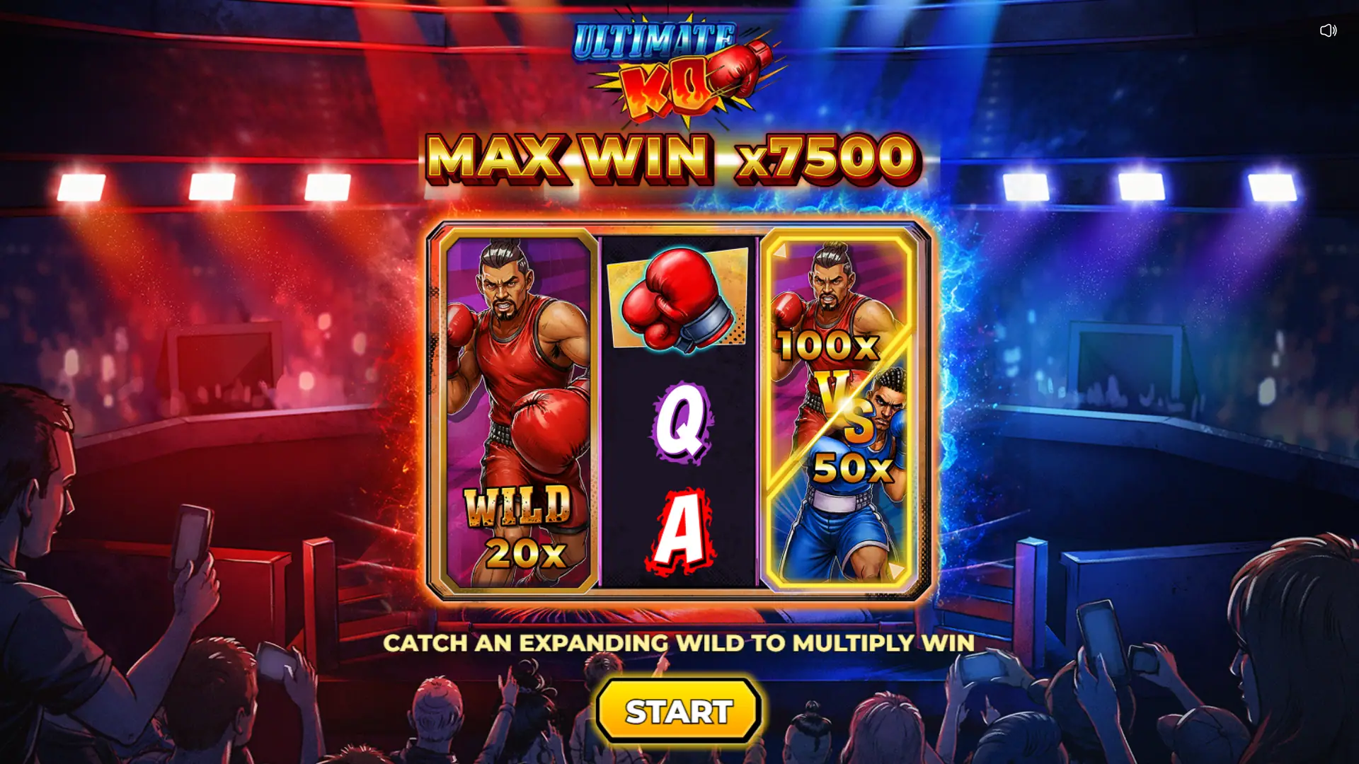 Ultimate KO slot intro screen
