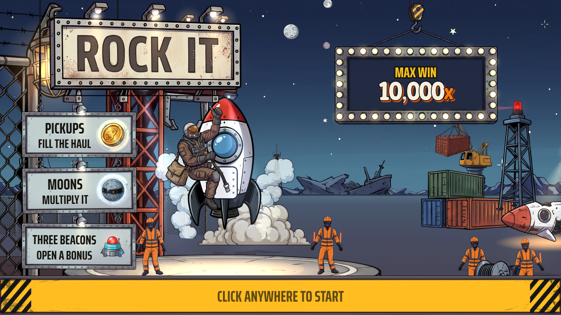 Rock It slot intro screen