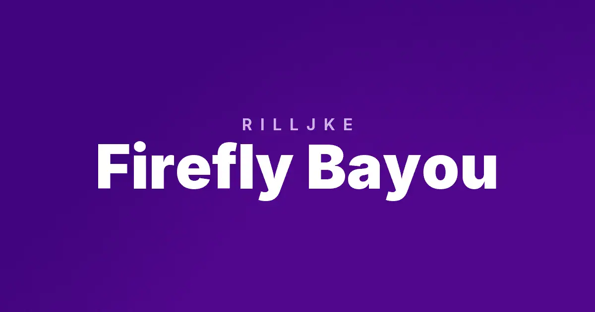 Firefly Bayou slot cover image