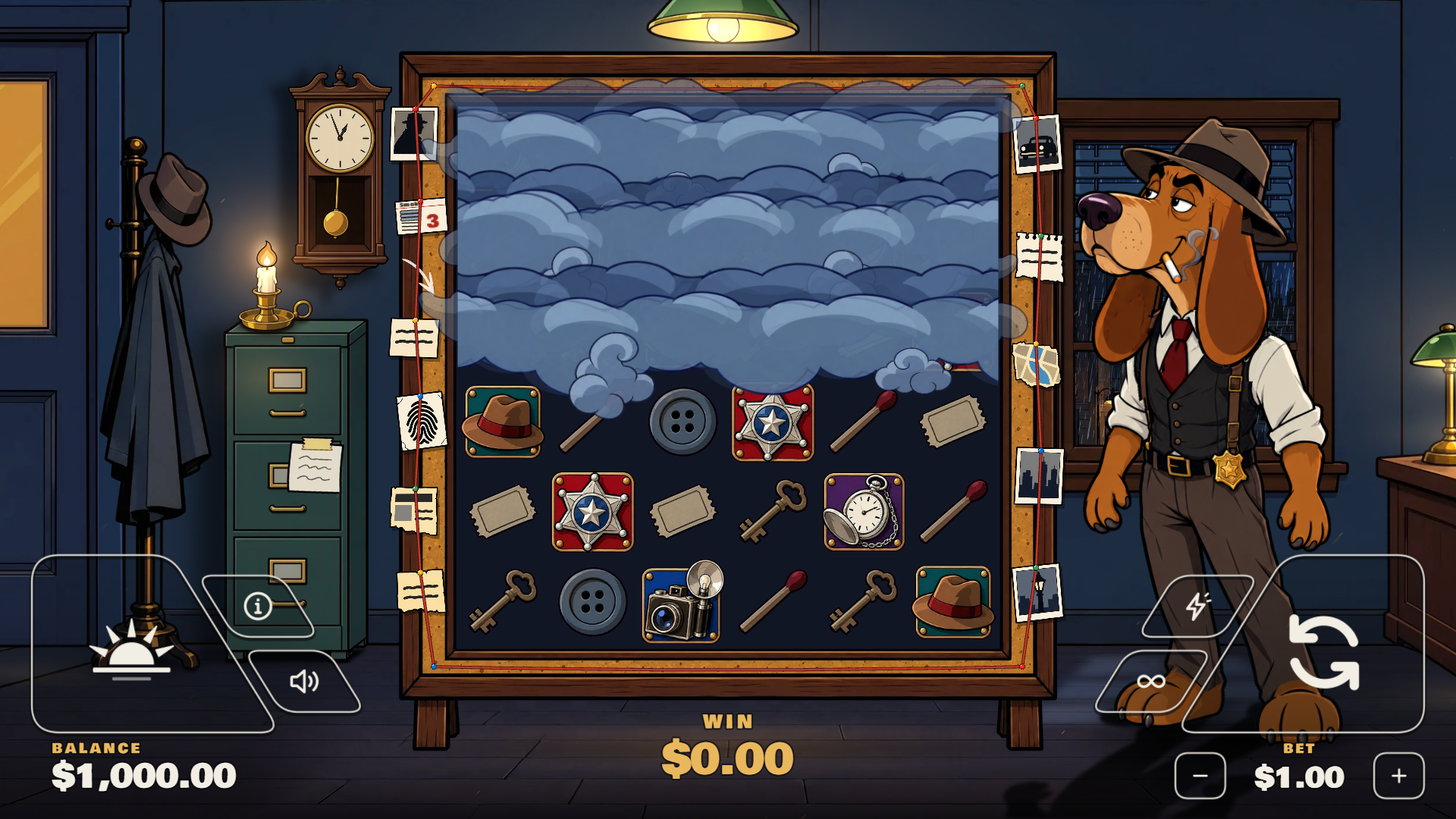Cold Nose slot gameplay reels