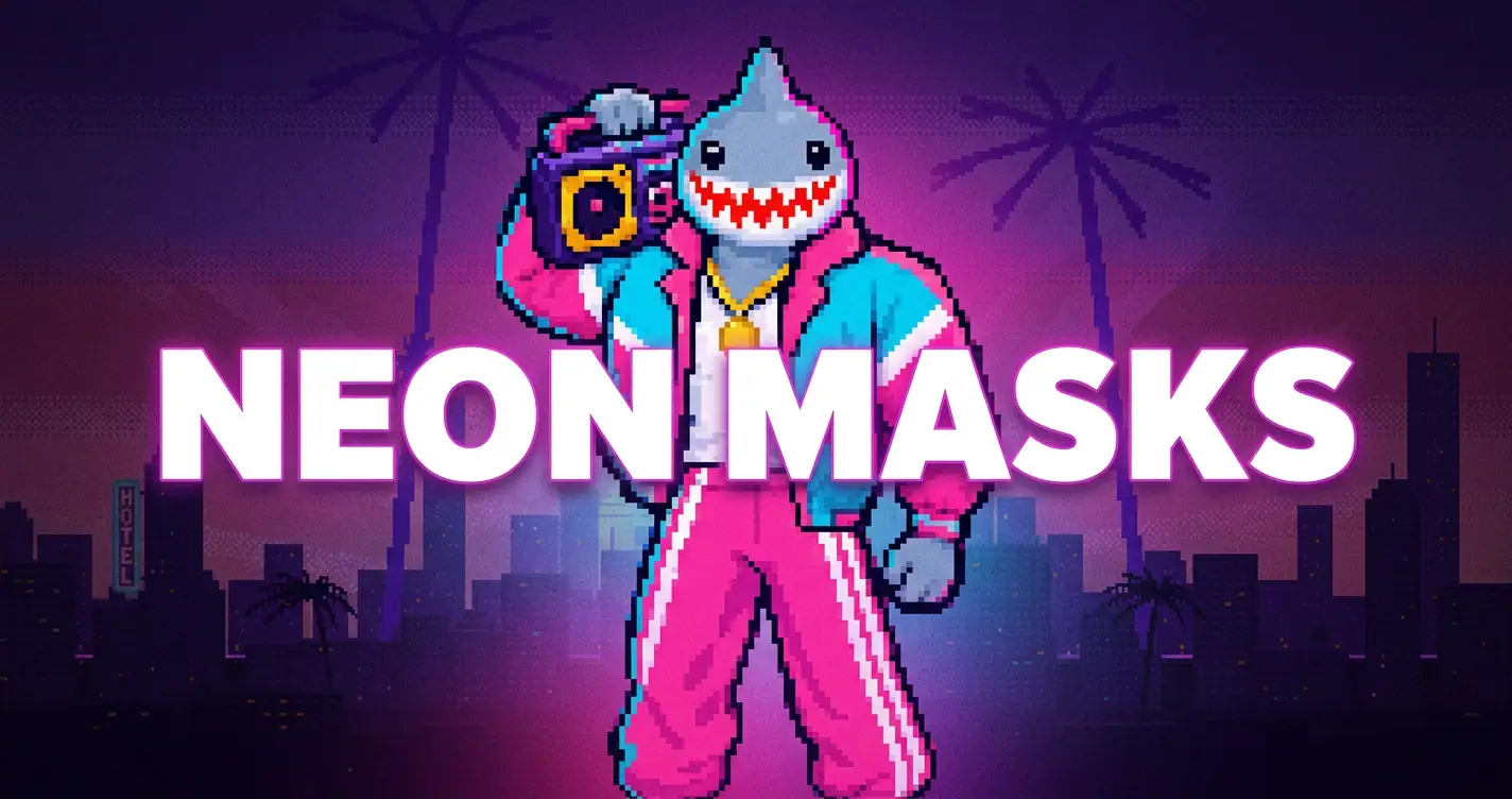 Neon Masks Slot Demo by Rngeesus slot cover image