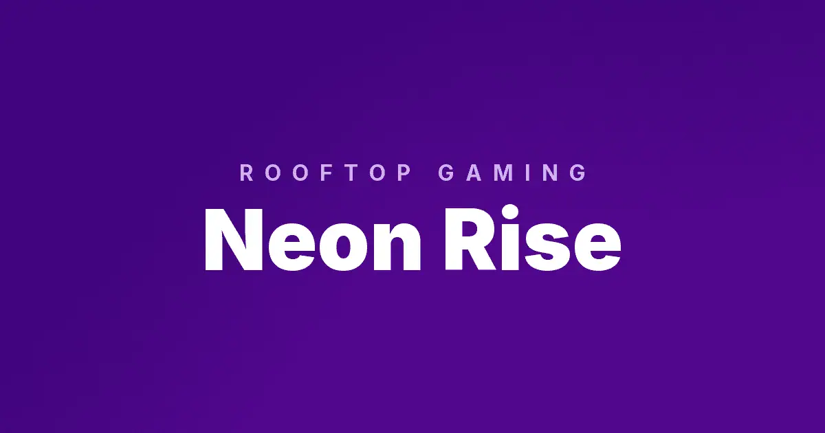 Neon Rise slot cover image