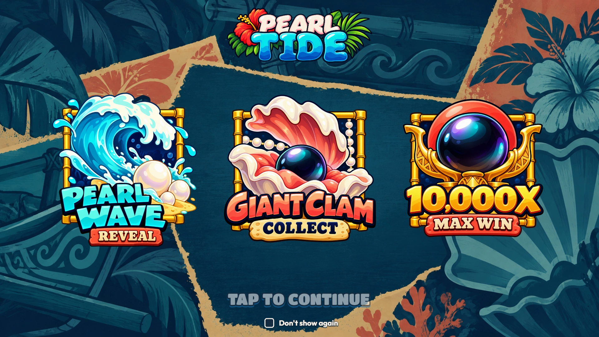 Pearl Tide slot intro screen