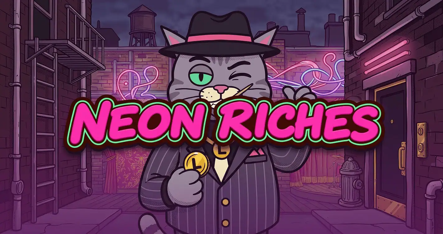 Neon Riches Slot Demo by Safecility Gaming slot cover image