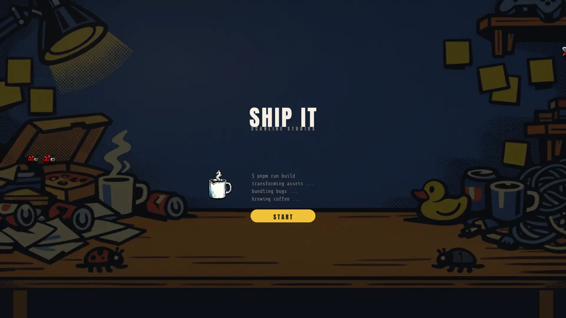 Ship It slot intro screen