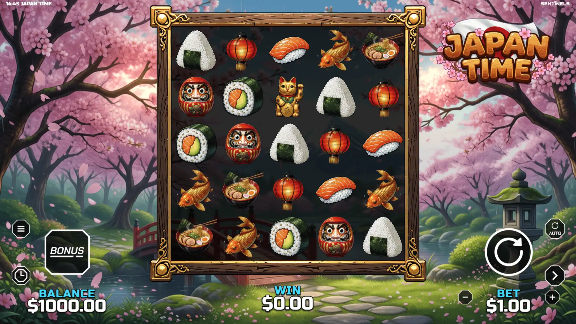 Japan Time slot gameplay reels