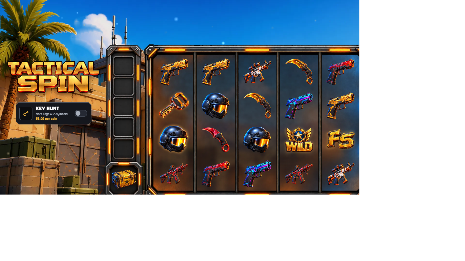 Tactical Spin slot gameplay reels