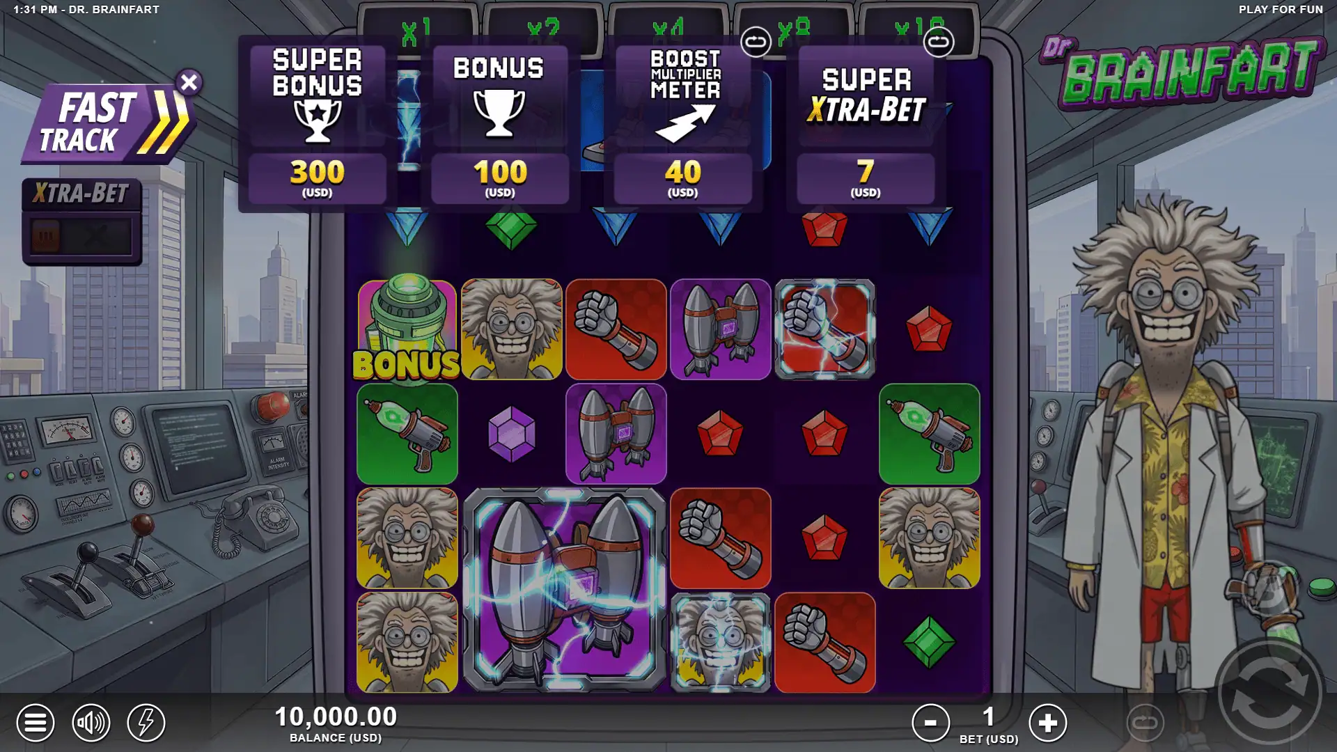 Dr Brainfart bonus buy menu
