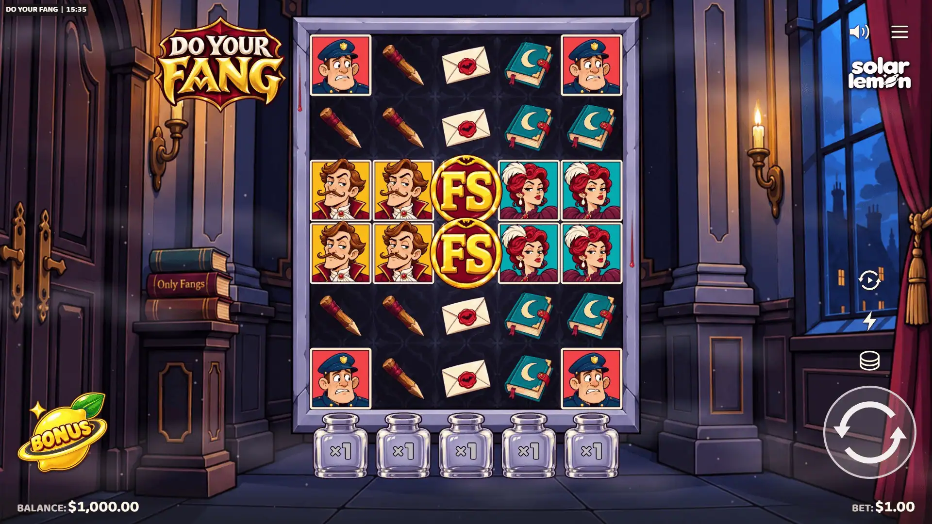 Do Your Fang slot gameplay reels