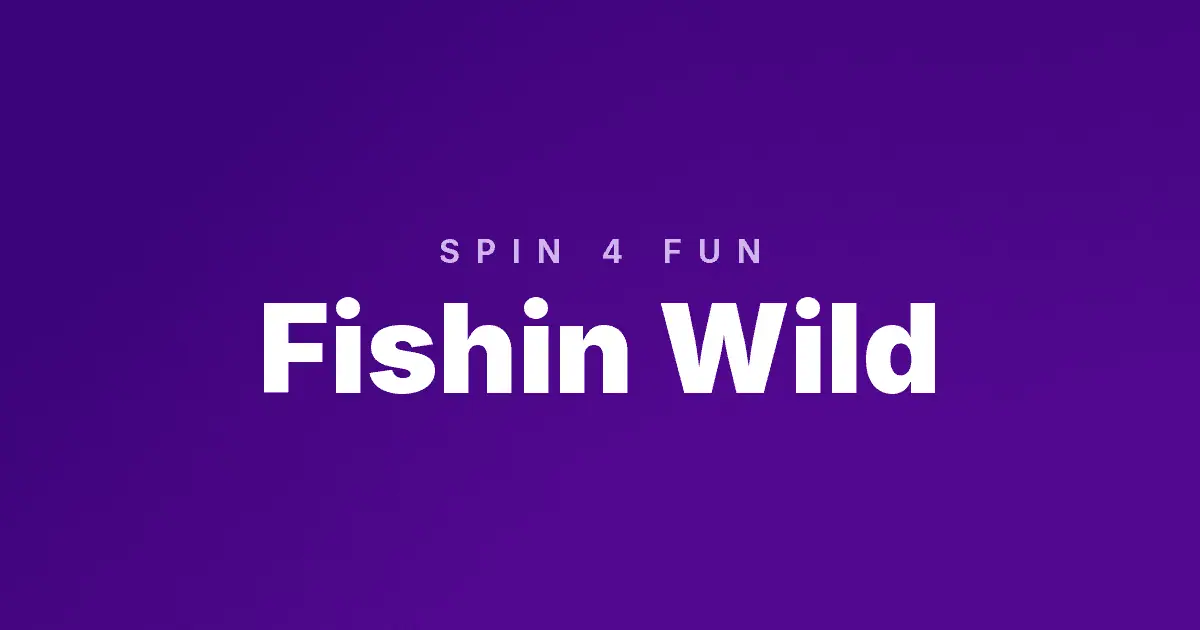 Fishin Wild slot cover image