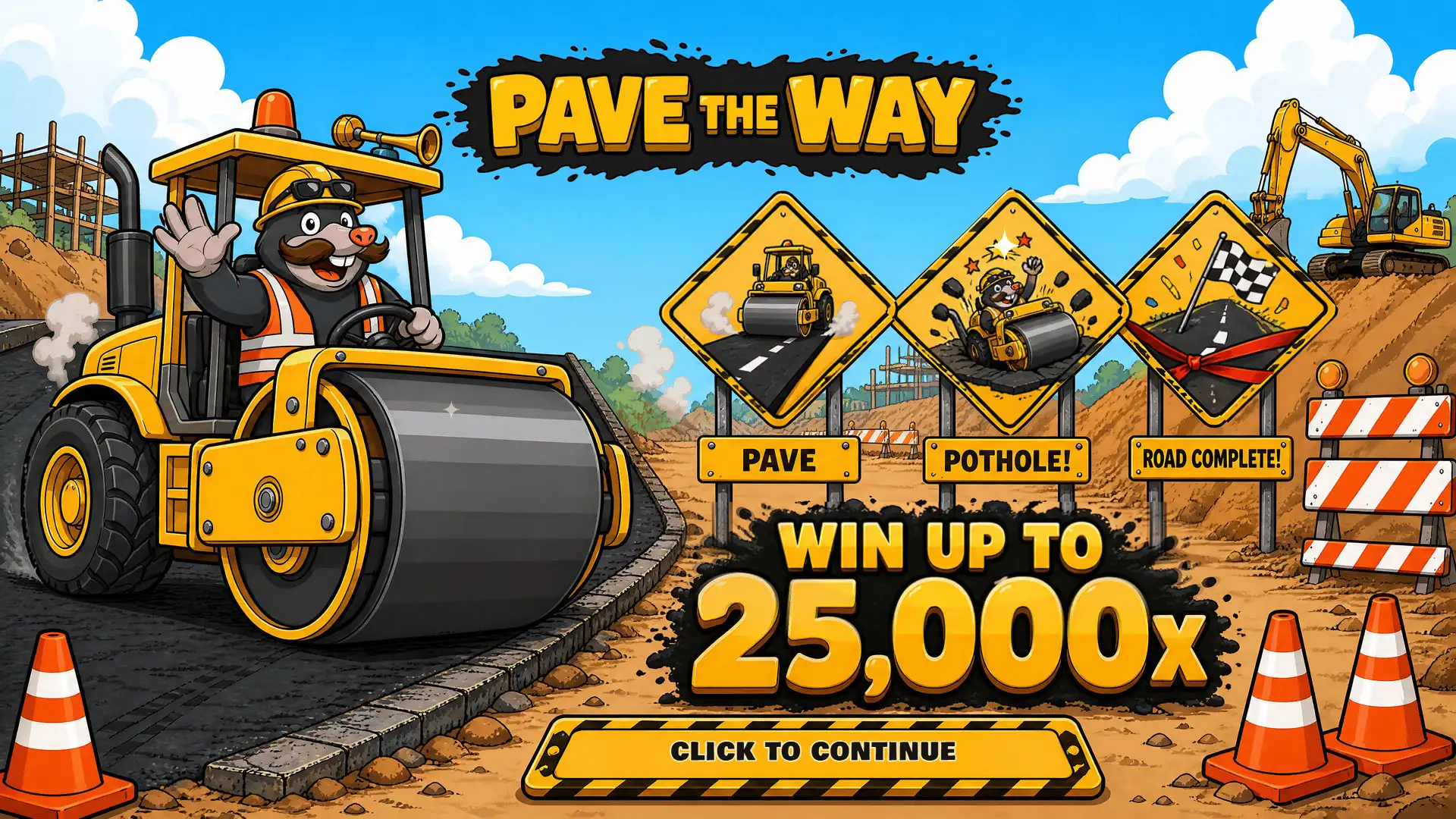 Pave the Way slot intro screen