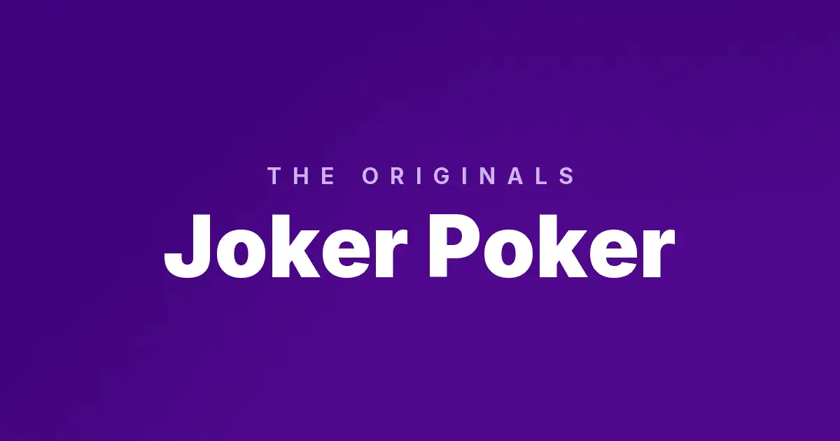 Joker Poker slot cover image