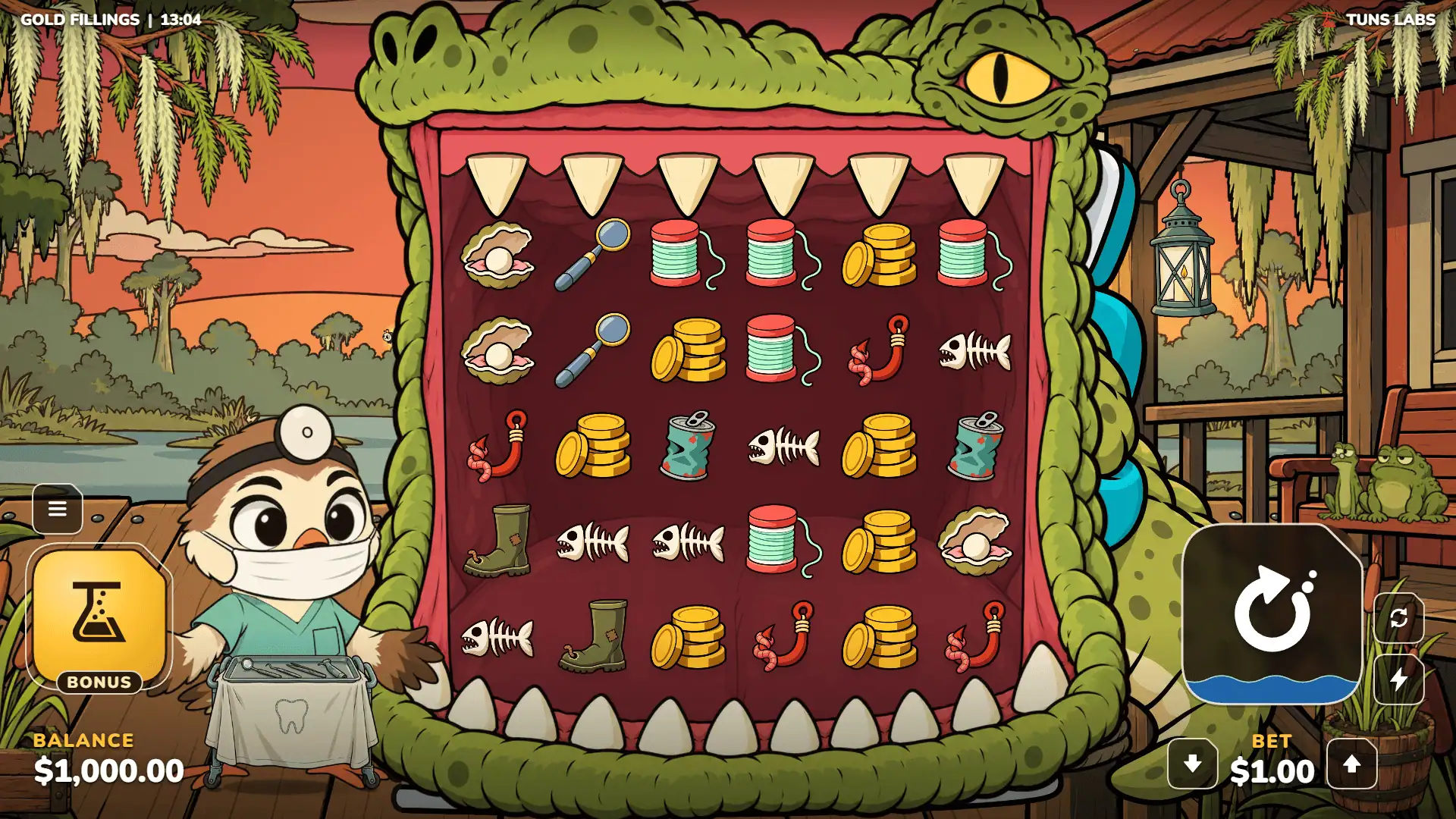 Gold Fillings slot gameplay reels