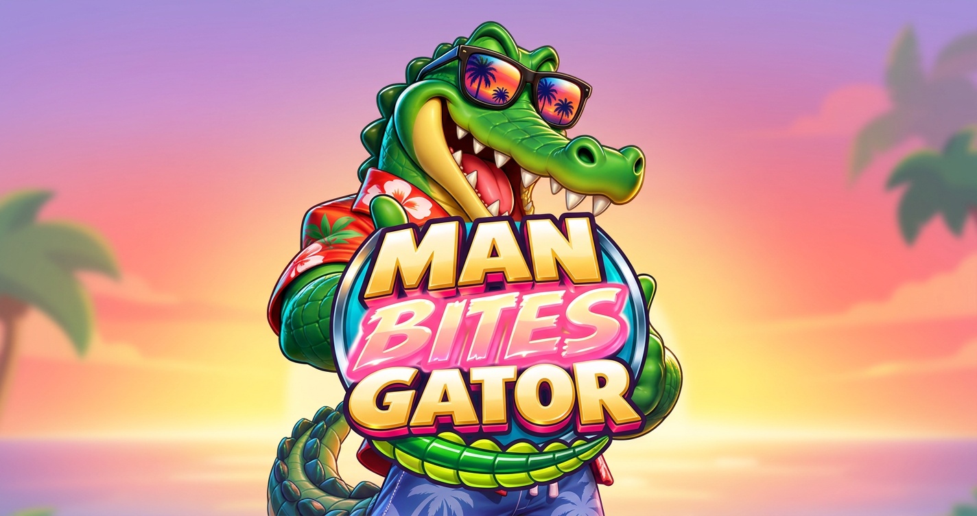 Man Bites Gator Slot Demo by Uncrop Inc slot cover image