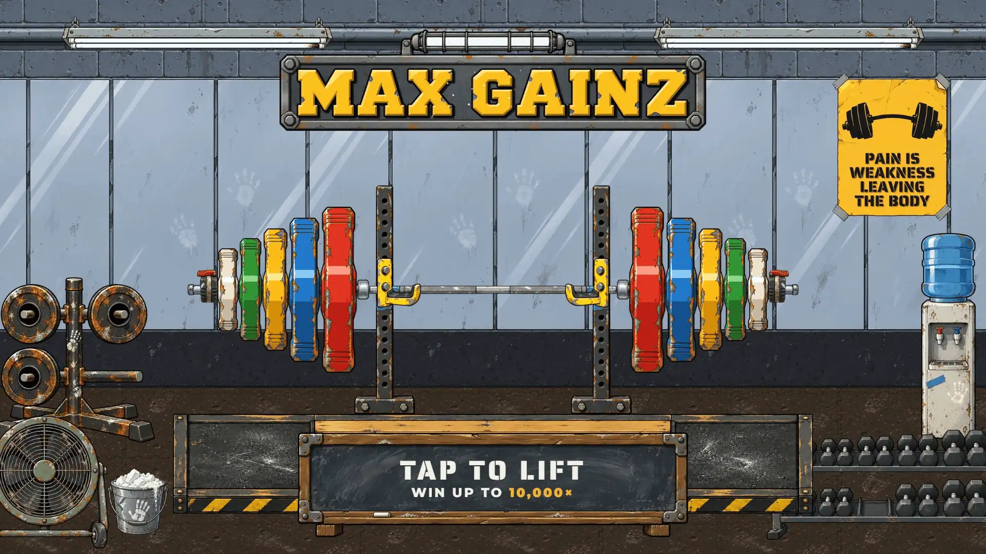 Max Gainz slot intro screen
