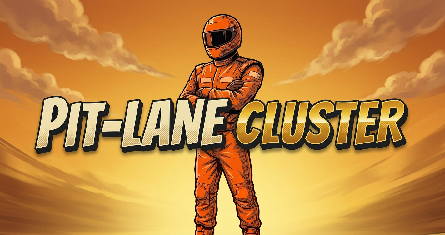 Pit-lane Cluster Slot Demo by underone-gaming slot cover image